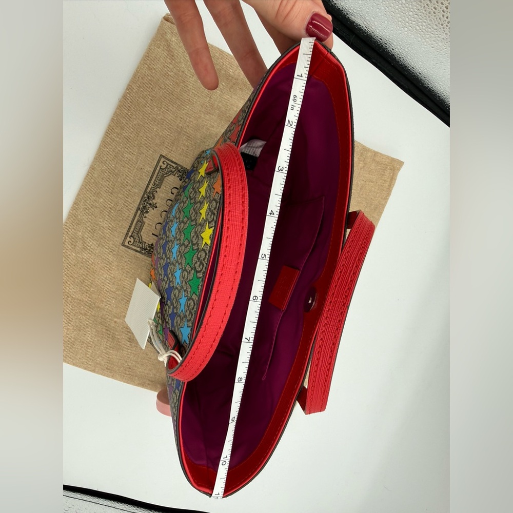 Gucci Rainbow Star GG Supreme Bag - with COA - Picture 10 of 13